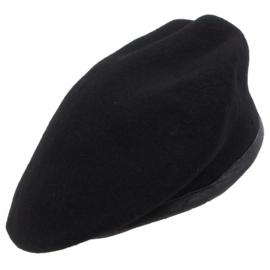 zwarte baret